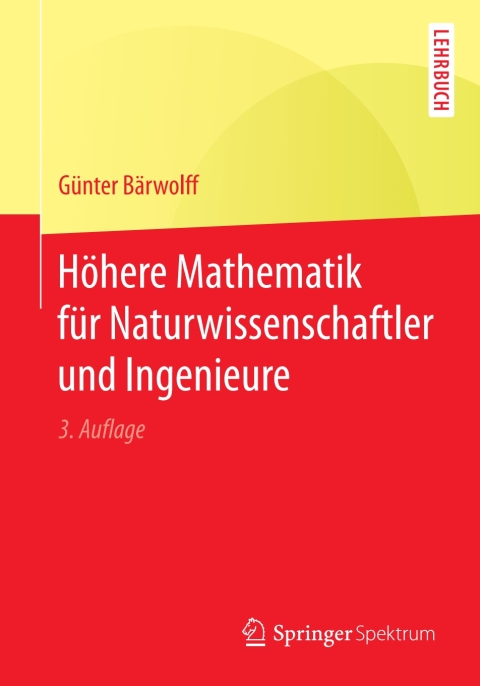 Cover image for book Höhere Mathematik für Naturwissenschaftler und Ingenieure