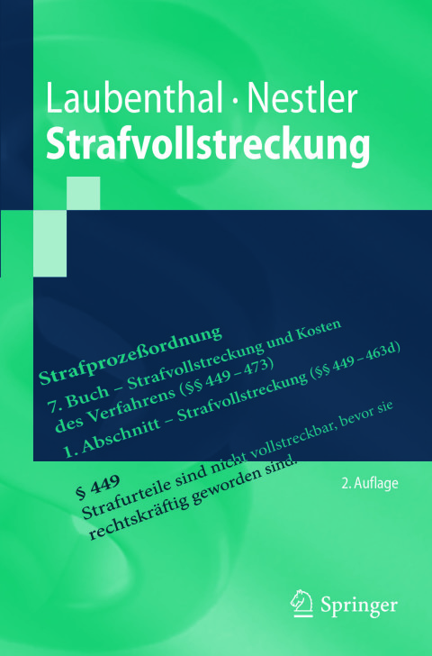 Cover image for book Strafvollstreckung