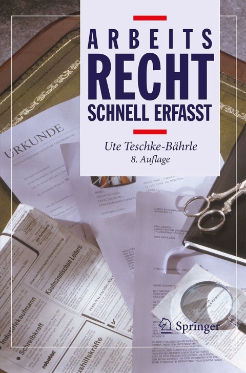 Cover image for book Arbeitsrecht - Schnell erfasst