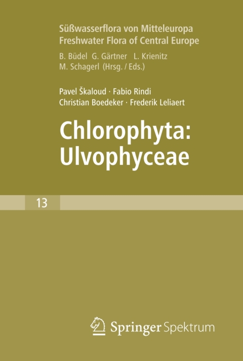 Cover image for book Freshwater Flora of Central Europe, Vol 13: Chlorophyta: Ulvophyceae (Süßwasserflora von Mitteleuropa, Bd. 13: Chlorophyta: Ulvophyceae)