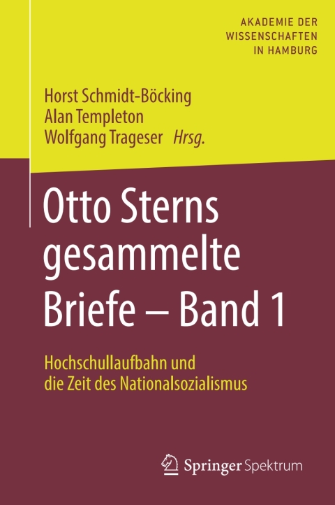 Cover image for book Otto Sterns gesammelte Briefe – Band 1