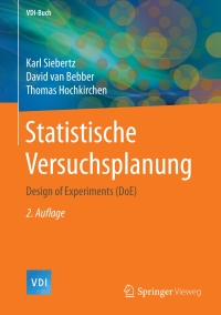 Titelbild: Statistische Versuchsplanung 2nd edition 9783662557426