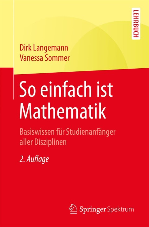 Cover image for book So einfach ist Mathematik