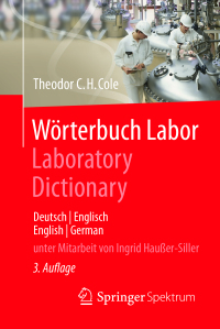 Cover image: Wörterbuch Labor / Laboratory Dictionary 3rd edition 9783662558478