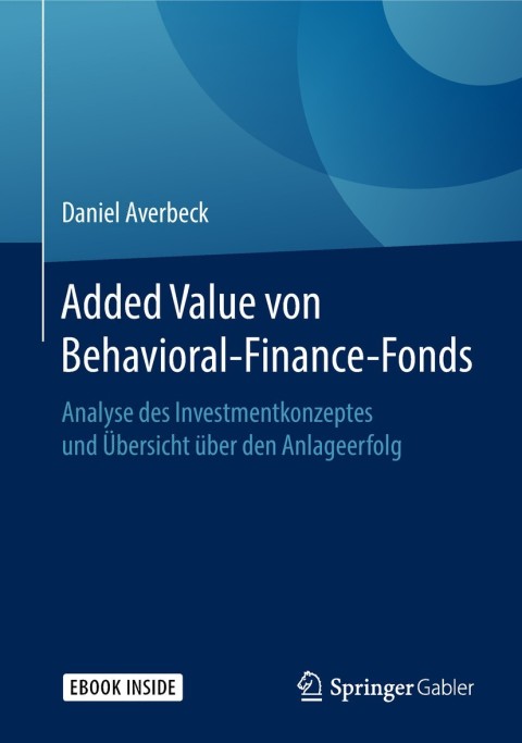 Cover image for book Added Value von Behavioral-Finance-Fonds