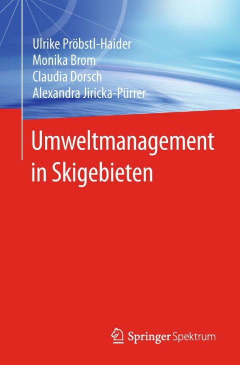 Cover image for book Umweltmanagement in Skigebieten