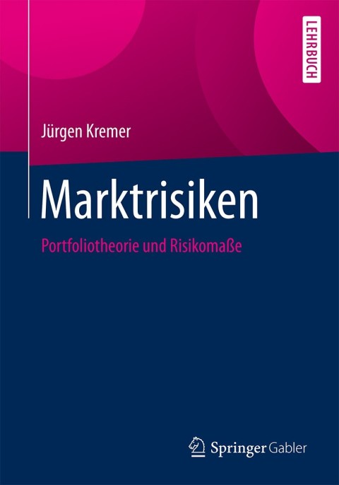 Cover image for book Marktrisiken