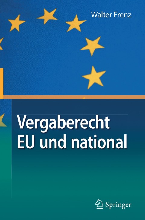 Cover image for book Vergaberecht EU und national
