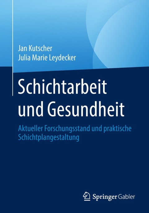 Cover image for book Schichtarbeit und Gesundheit