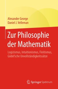 Cover image: Zur Philosophie der Mathematik 9783662562369