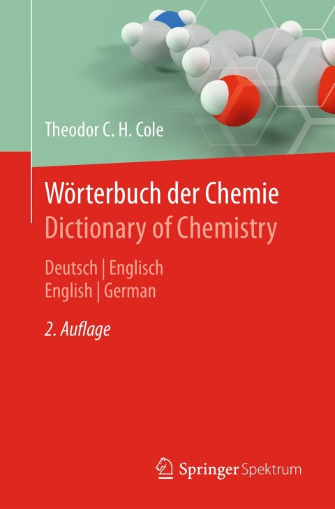 Cover image for book Wörterbuch der Chemie / Dictionary of Chemistry