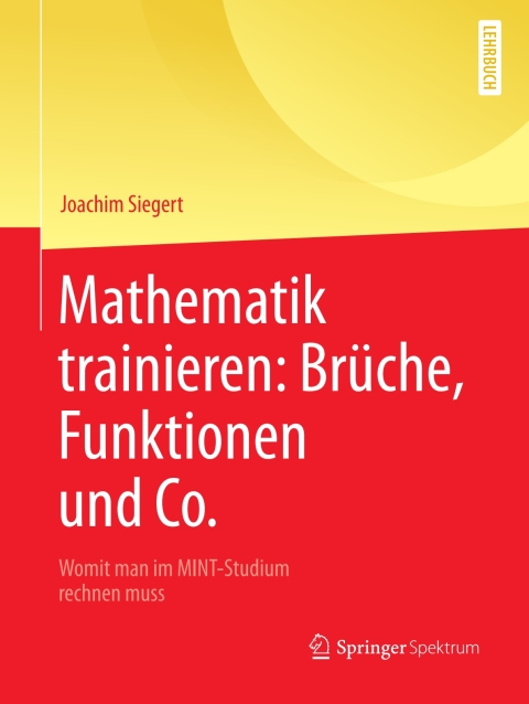 Cover image for book Mathematik trainieren: Brüche, Funktionen und Co.