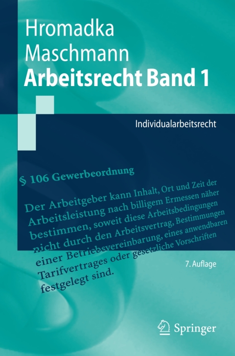 Cover image for book Arbeitsrecht Band 1