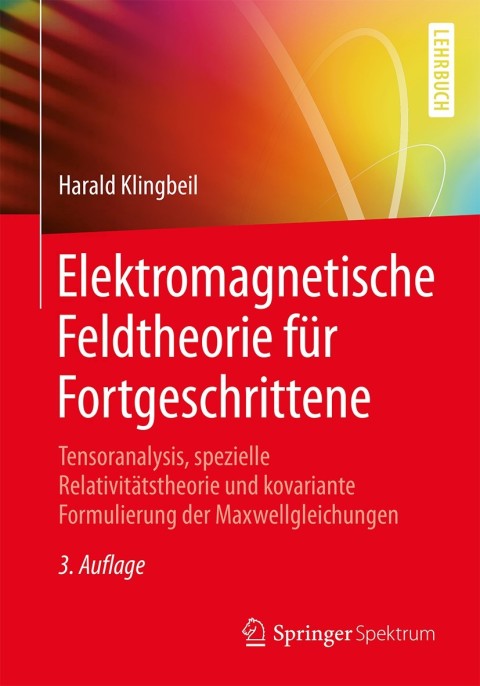 Cover image for book Elektromagnetische Feldtheorie für Fortgeschrittene