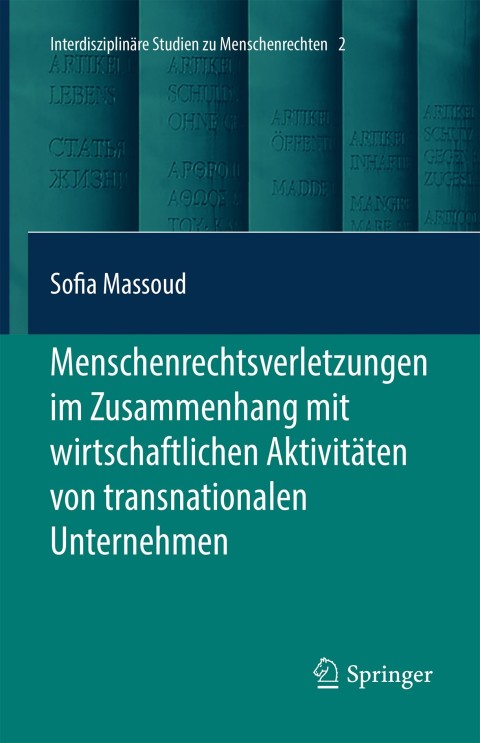 Cover image for book Menschenrechtsverletzungen im Zusammenhang mit wirtschaftlichen Aktivitäten von transnationalen Unternehmen
