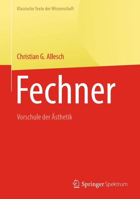 Cover image for book Fechner