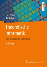 Cover image: Theoretische Informatik 4th edition 9783662574089