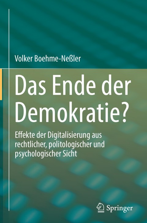 Cover image for book Das Ende der Demokratie?