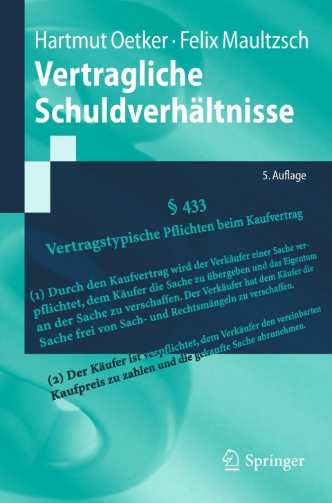 Vertragliche SchuldverhÃ¤ltnisse 