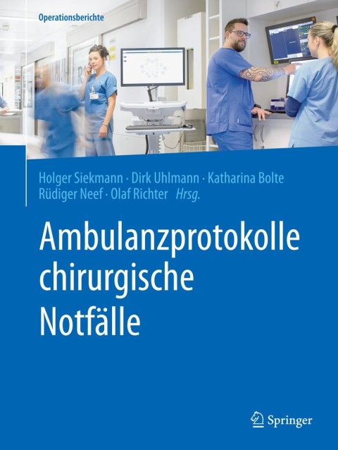 Cover image for book Ambulanzprotokolle chirurgische Notfälle