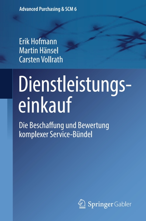 Cover image for book Dienstleistungseinkauf