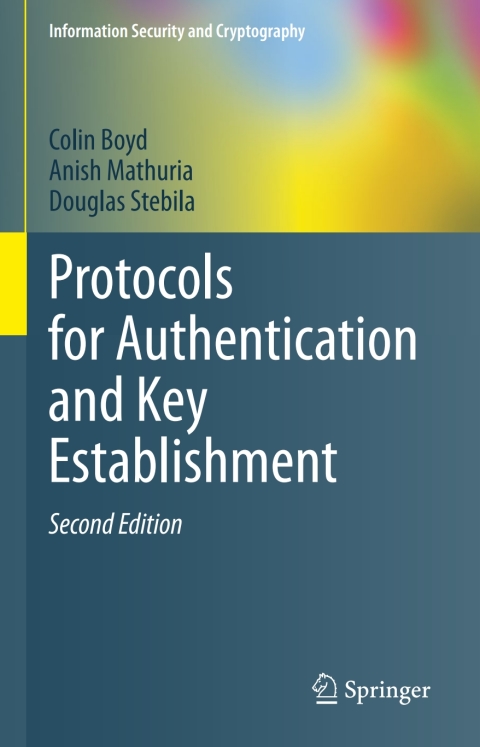 Cover image for book Protocols for Authentication and Key Establishment