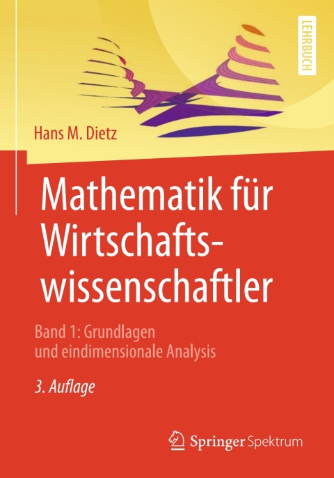 Cover image for book Mathematik für Wirtschaftswissenschaftler