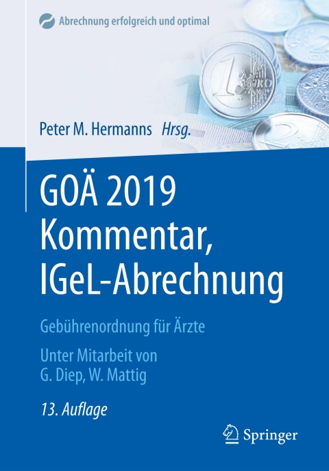 Cover image for book GOÄ 2019 Kommentar, IGeL-Abrechnung