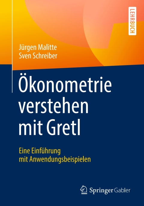 Cover image for book Ökonometrie verstehen mit Gretl