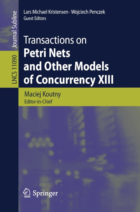 Cover image for book Transactions on Petri Nets and Other Models of Concurrency XIII