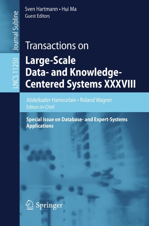 Cover image for book Transactions on Large-Scale Data- and Knowledge-Centered Systems XXXVIII