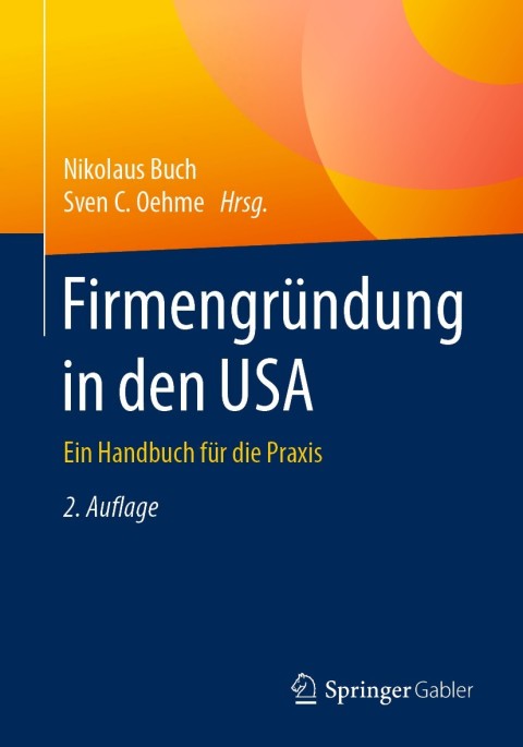 Cover image for book Firmengründung in den USA