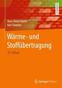 Imagen de portada: Wärme- und Stoffübertragung 10th edition 9783662584408