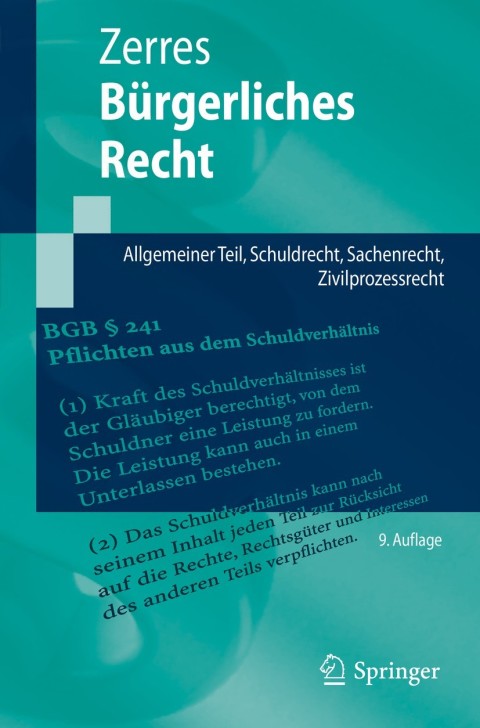 Cover image for book Bürgerliches Recht