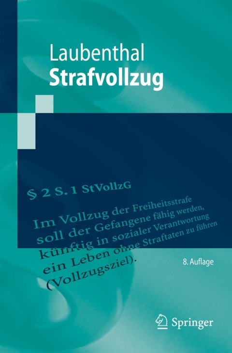 Cover image for book Strafvollzug