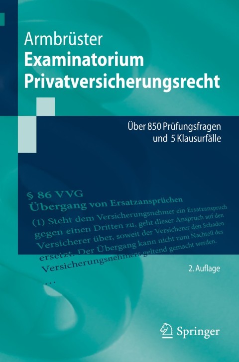 Cover image for book Examinatorium Privatversicherungsrecht