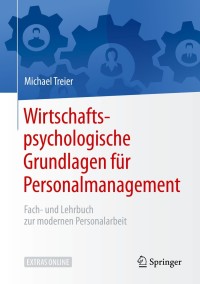 Cover image: Wirtschaftspsychologische Grundlagen für Personalmanagement 9783662587331