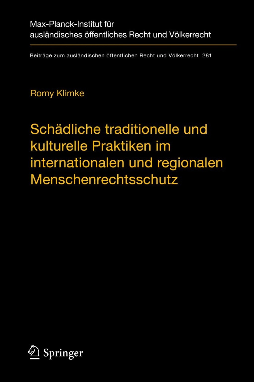 ISBN 9783662587577 product image for SchÃ¤dliche traditionelle und kulturelle Praktiken im internationalen und region | upcitemdb.com