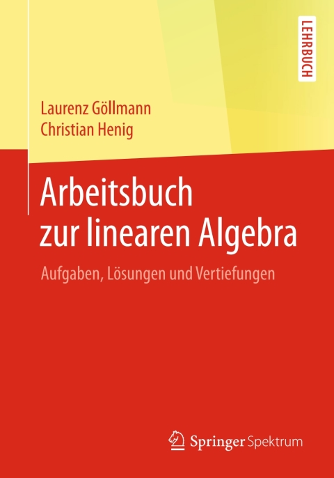 Cover image for book Arbeitsbuch zur linearen Algebra