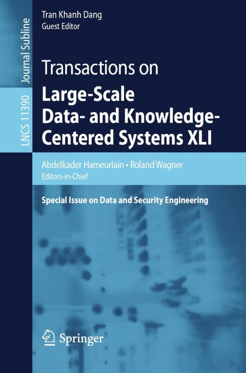 Cover image for book Transactions on Large-Scale Data- and Knowledge-Centered Systems XLI