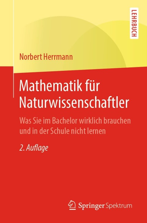 Cover image for book Mathematik für Naturwissenschaftler