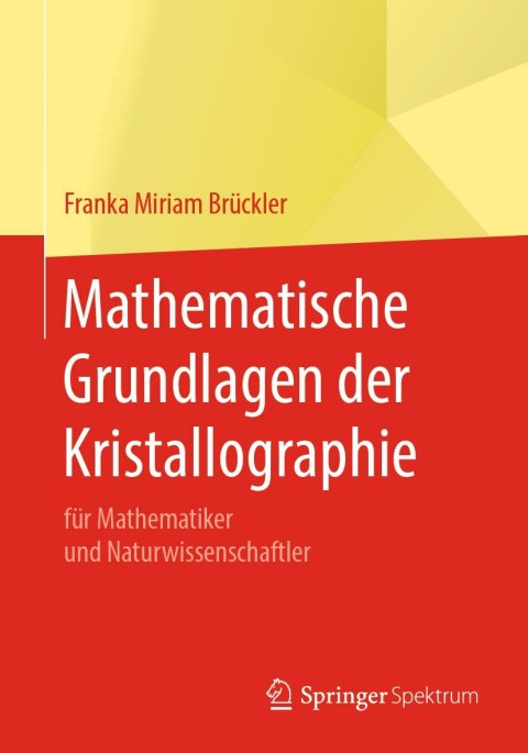 Cover image for book Mathematische Grundlagen der Kristallographie