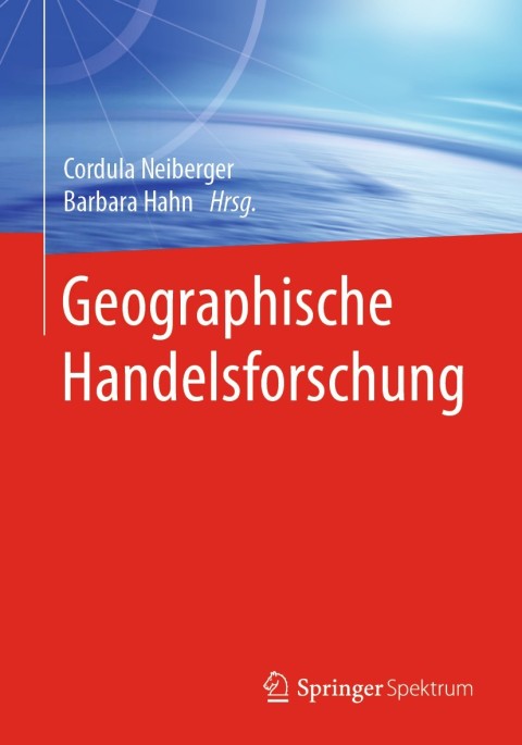 Cover image for book Geographische Handelsforschung