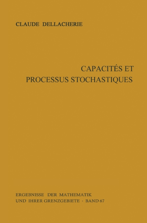 Cover image for book Capacités et processus stochastiques