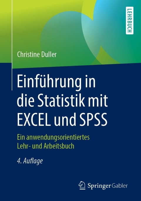 Cover image for book Einführung in die Statistik mit EXCEL und SPSS
