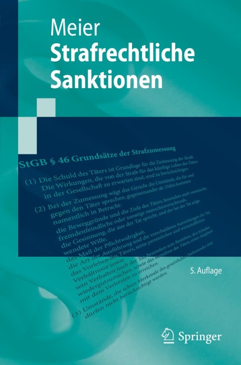 Cover image for book Strafrechtliche Sanktionen