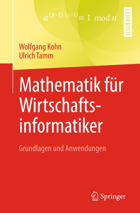 Cover image for book Mathematik für Wirtschaftsinformatiker