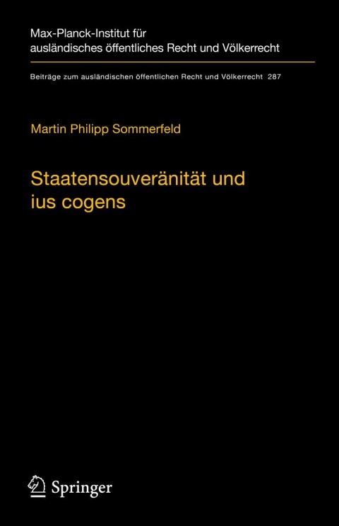 Cover image for book Staatensouveränität und ius cogens