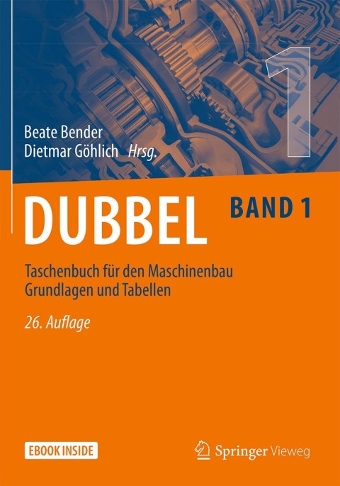 Cover image for book Dubbel Taschenbuch für den Maschinenbau 1: Grundlagen und Tabellen