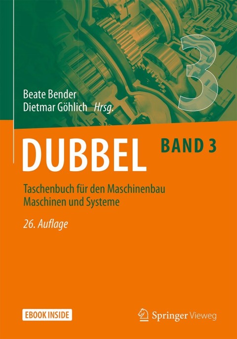 Cover image for book Dubbel Taschenbuch für den Maschinenbau 3: Maschinen und Systeme